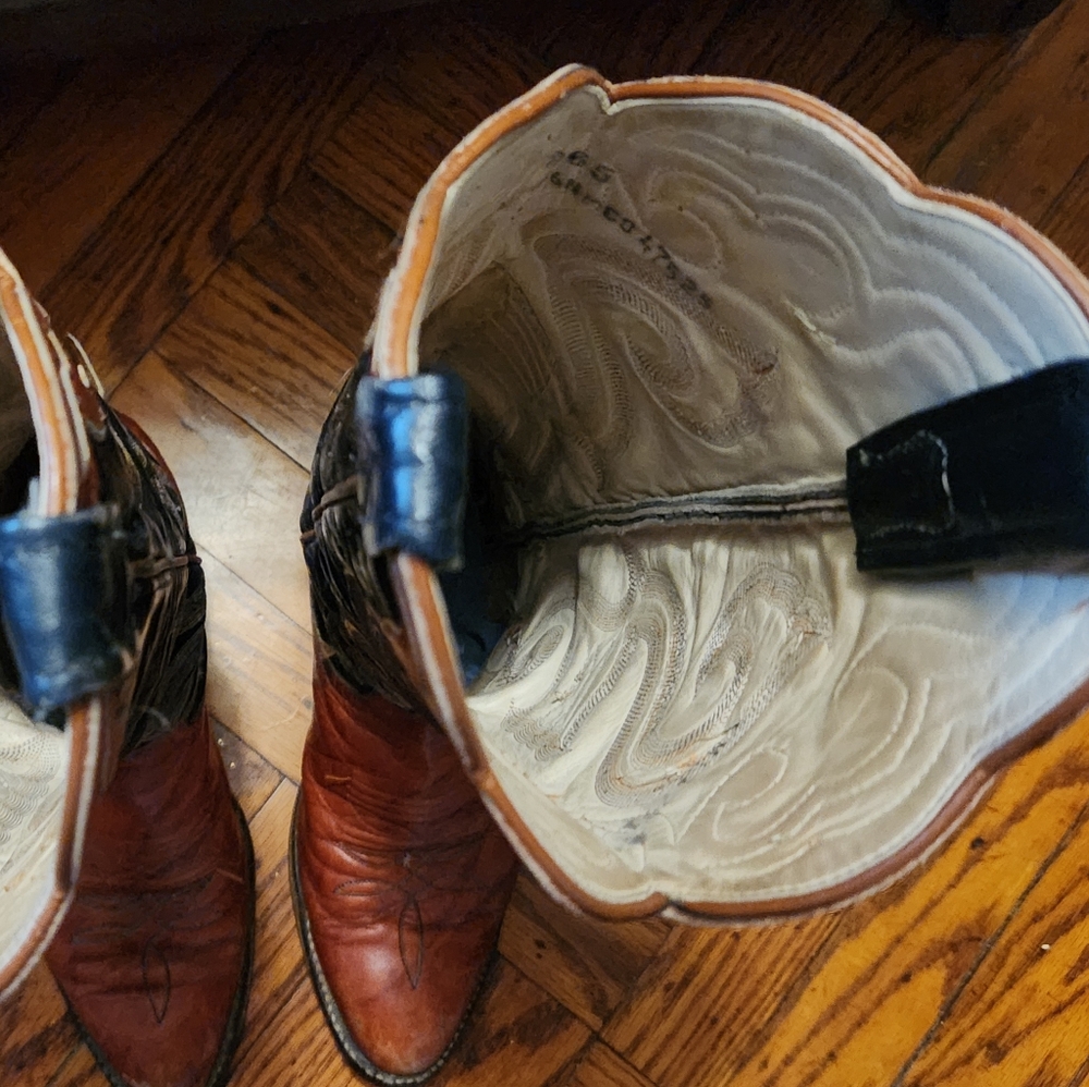 Vintage Larry Mahan Tall Cowboy Boots - Picture 12 of 12